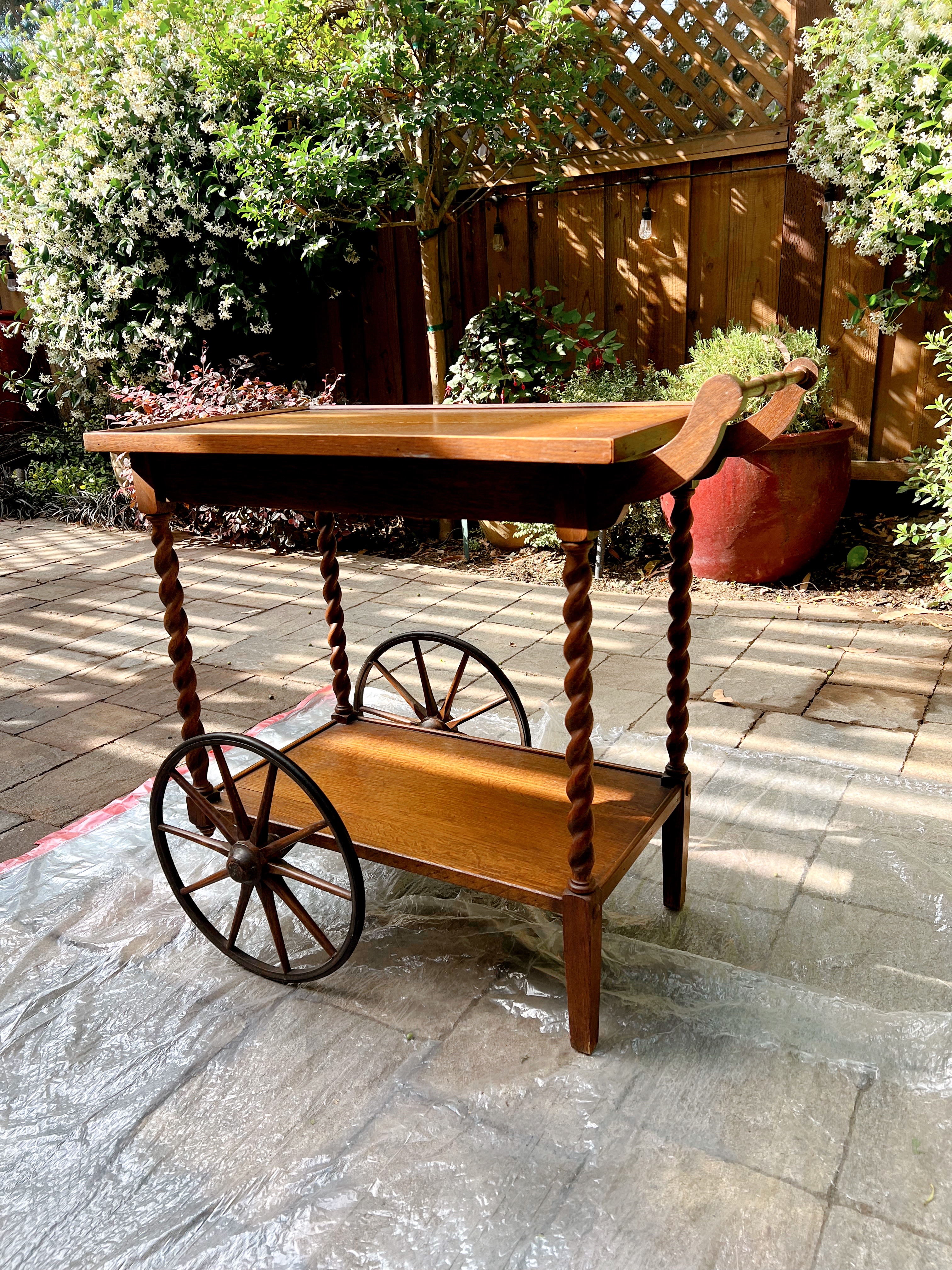 From Vintage Tea Cart to Modern Bar Cart – Plus a Refreshing Cucumber ...